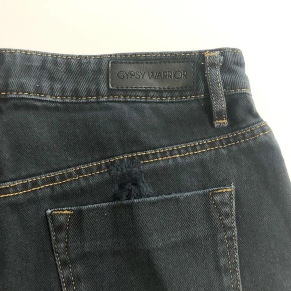 Gypsy Warrior Distressed Denim Shorts - Picture 3 of 6